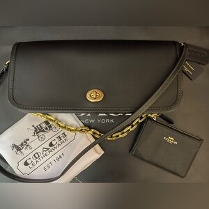 Coach Originals Dinky 1974 Shoulder Bag with Black Coach Cardholder
